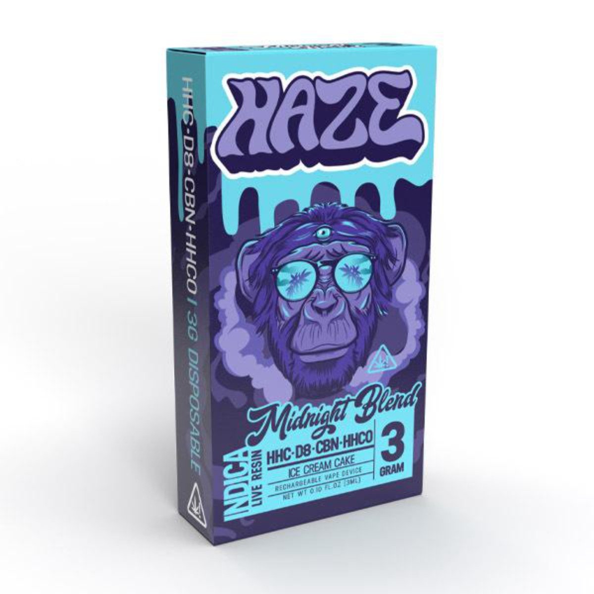 Vape Desechable Haze Midnight Blend (Indica) - 3gr